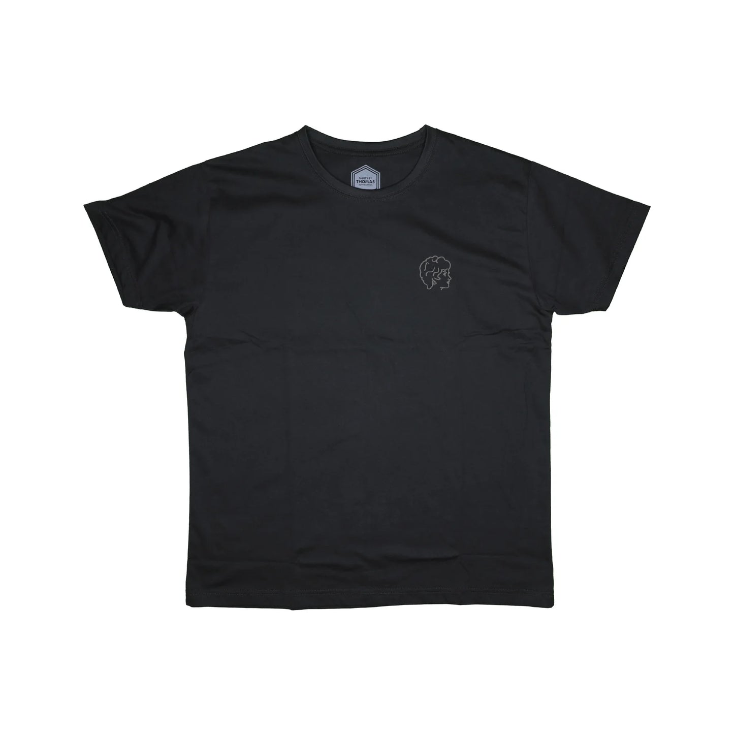 Thomas Girl Head Tee - Charcoal