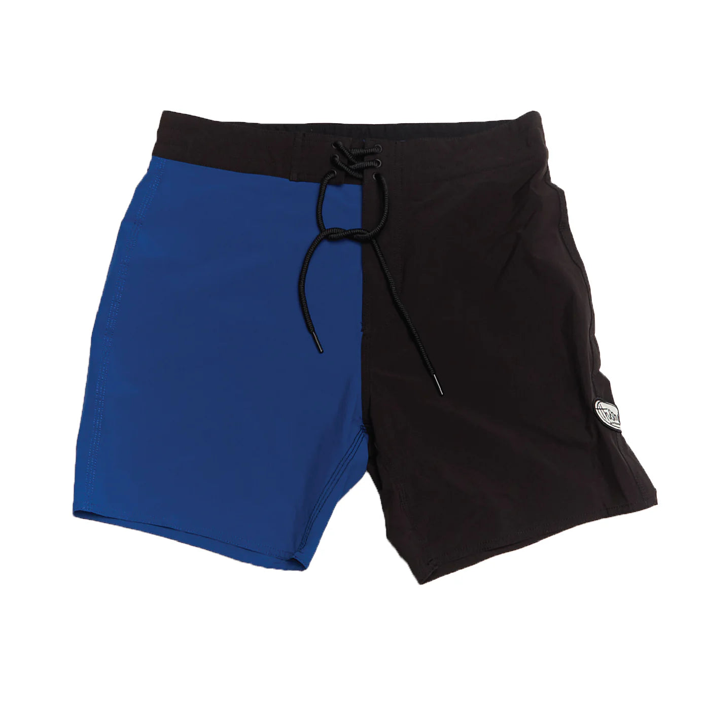 Thomas Navy with Black Paneling and Black Waistband Board Short